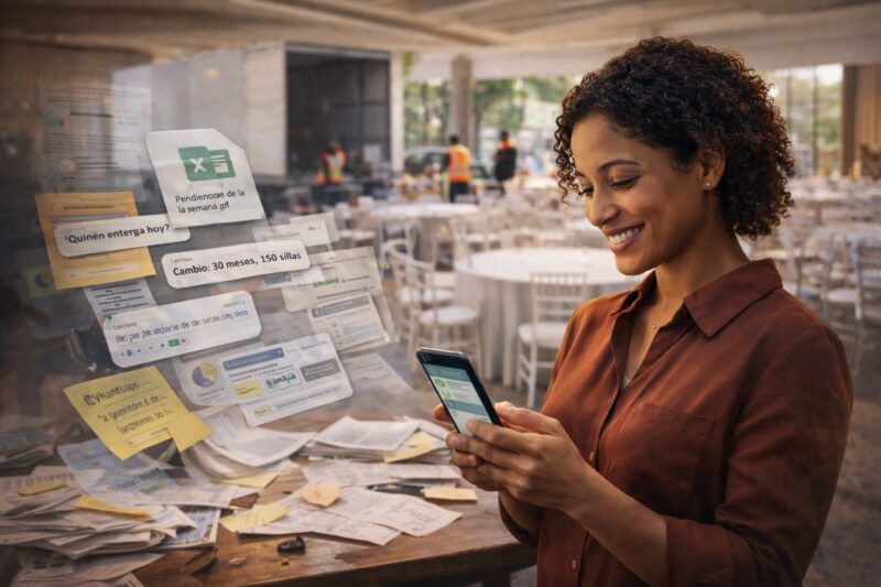 El grupo que iba a salvarlo todo… y terminó hundiéndolo: cómo Eventrix.mx convirtió el caos de WhatsApp en una operación impecable